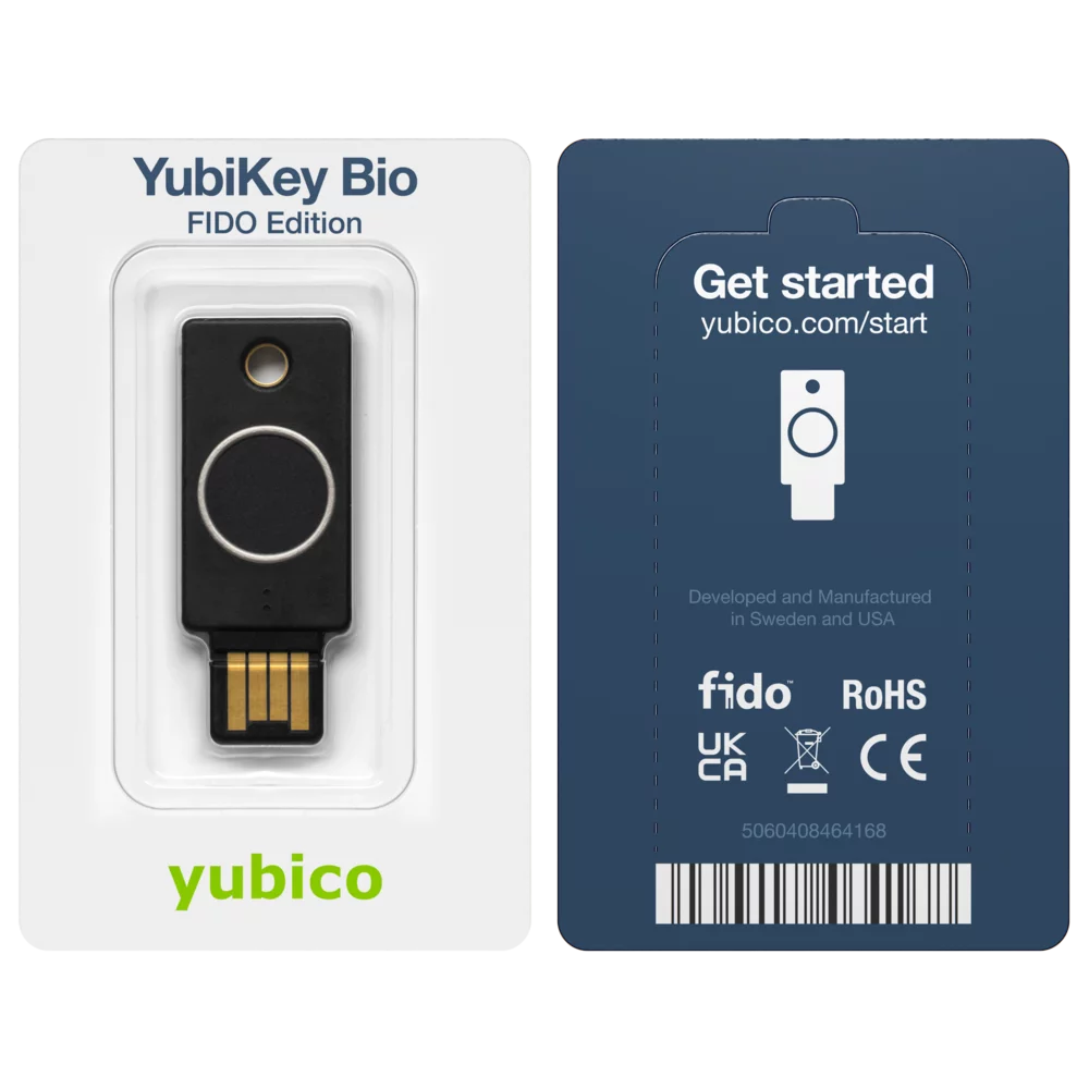 YubiKey Bio (FIDO Edition) USB-A YubiKey Bio (FIDO Edition) USB-A