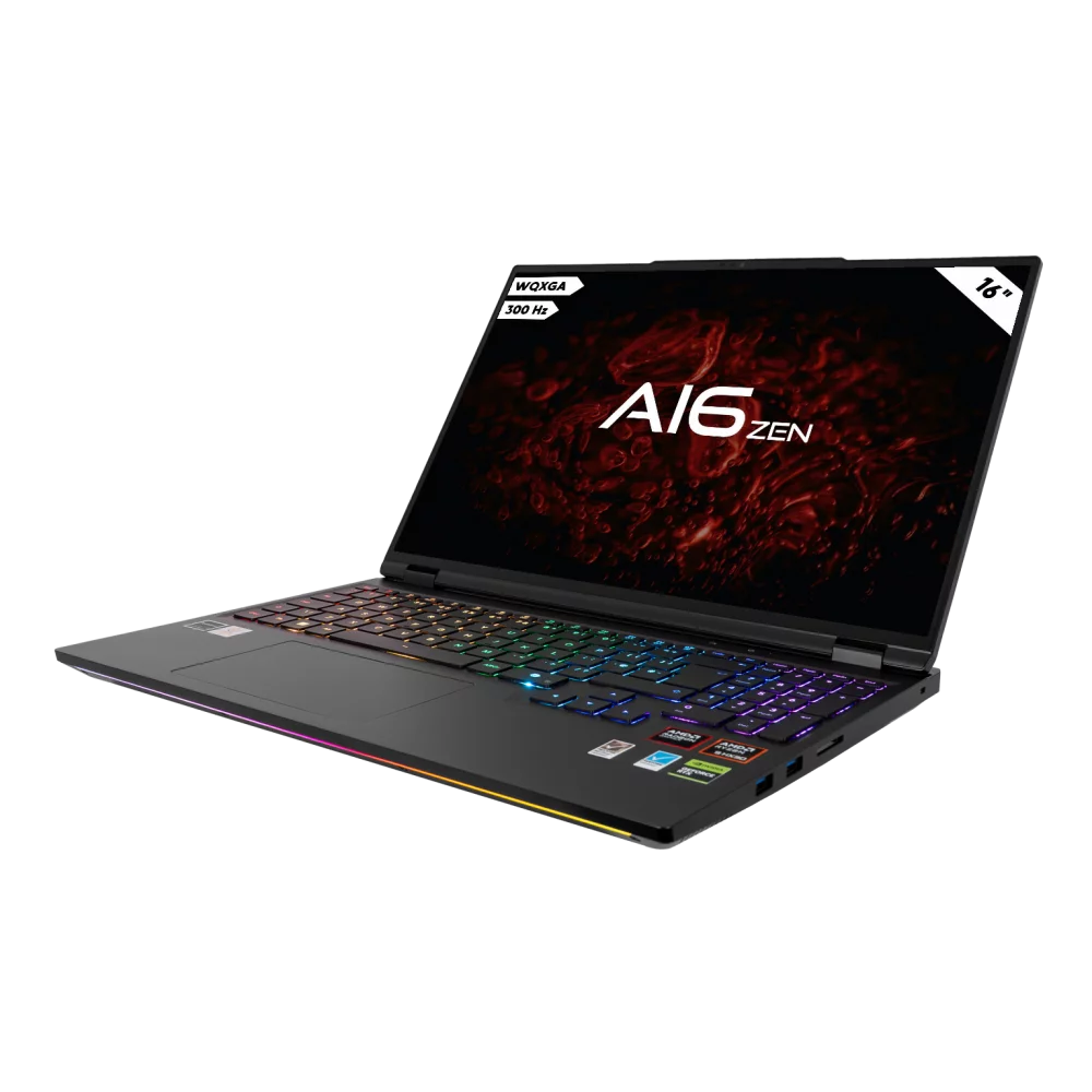 Hyperbook A16 Zen Ryzen 9 9955HX3D RTX 5070Ti DLSS 4