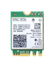 Killer AX1675x Wi-Fi 6E (802.11ax) + BT 5.3 Killer AX1675x Wi-Fi 6E (802.11ax) + BT 5.3