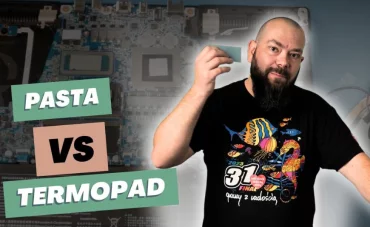Termopad ZAMIAST pasty w stacji roboczej Hyperbook SL606   Termopad ZAMIAST pasty w stacji roboczej Hyperbook SL606